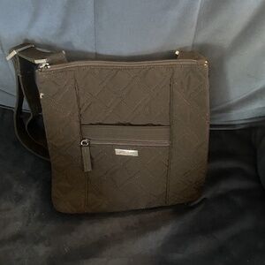 Vera Bradley Black Hipster Purse